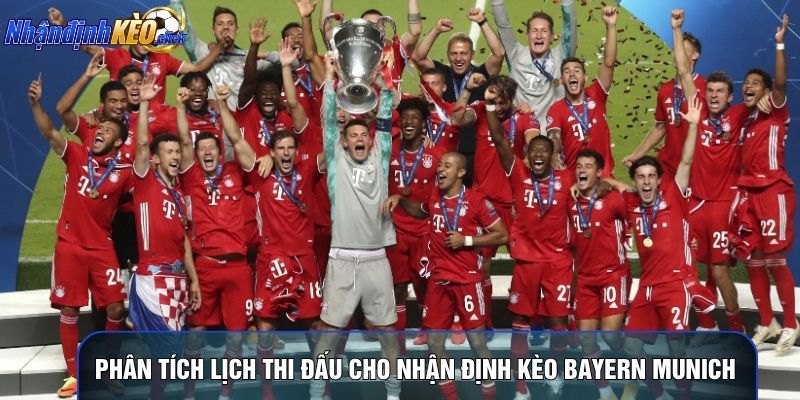 Phân tích lịch thi đấu cho nhận định kèo bayern munich
